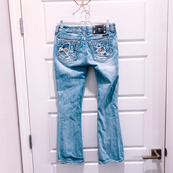 Miss Me Jeans RARE with embellished pockets Bootcut Flare Fit - Picture 7 of 13